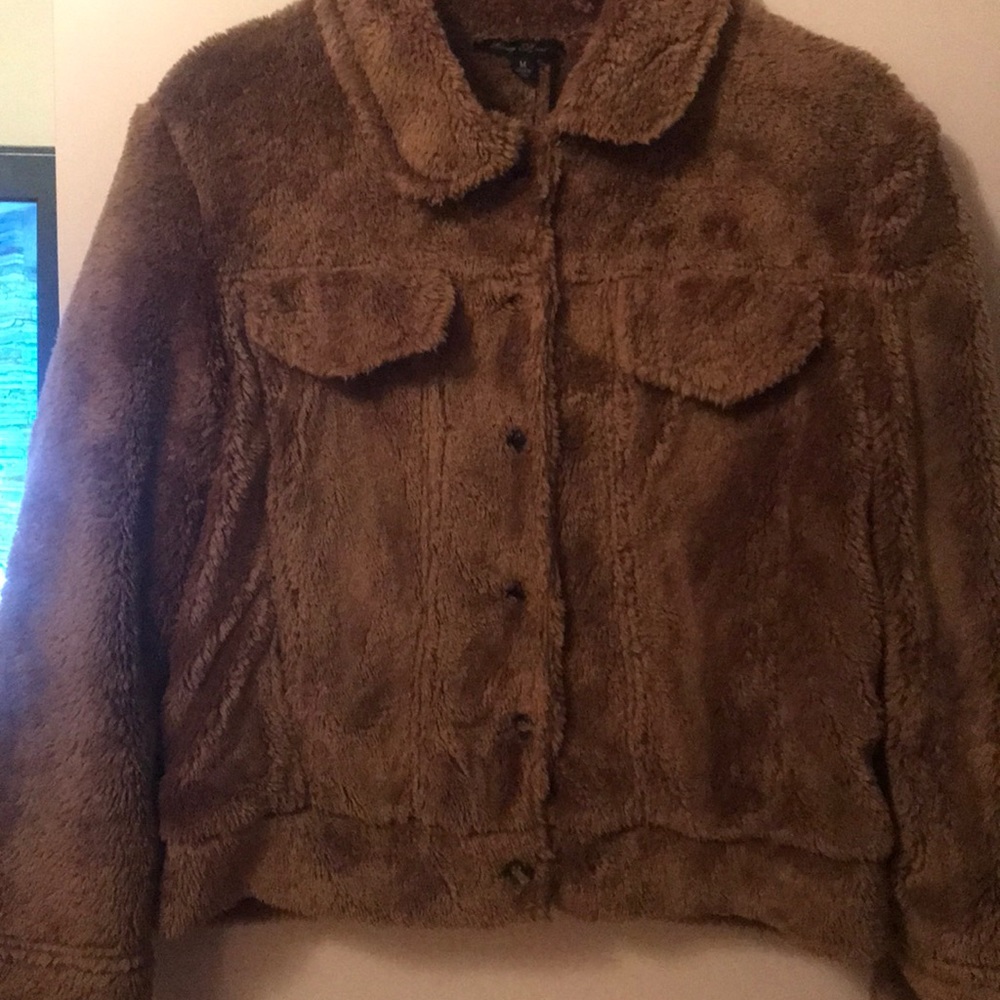 Faux fur jacket